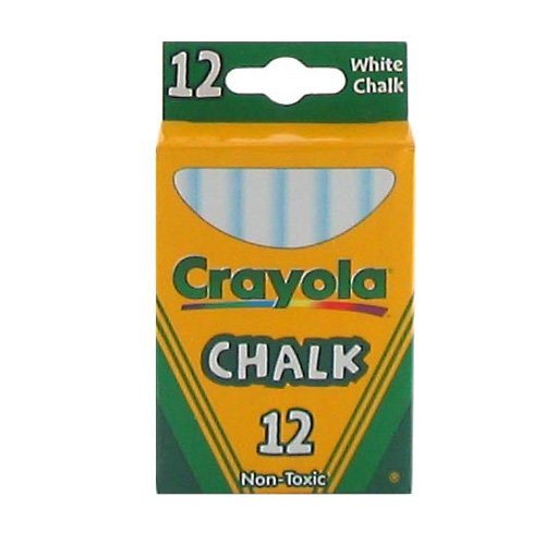 Crayola chalk bundle box showing packaging for easy classroom setup