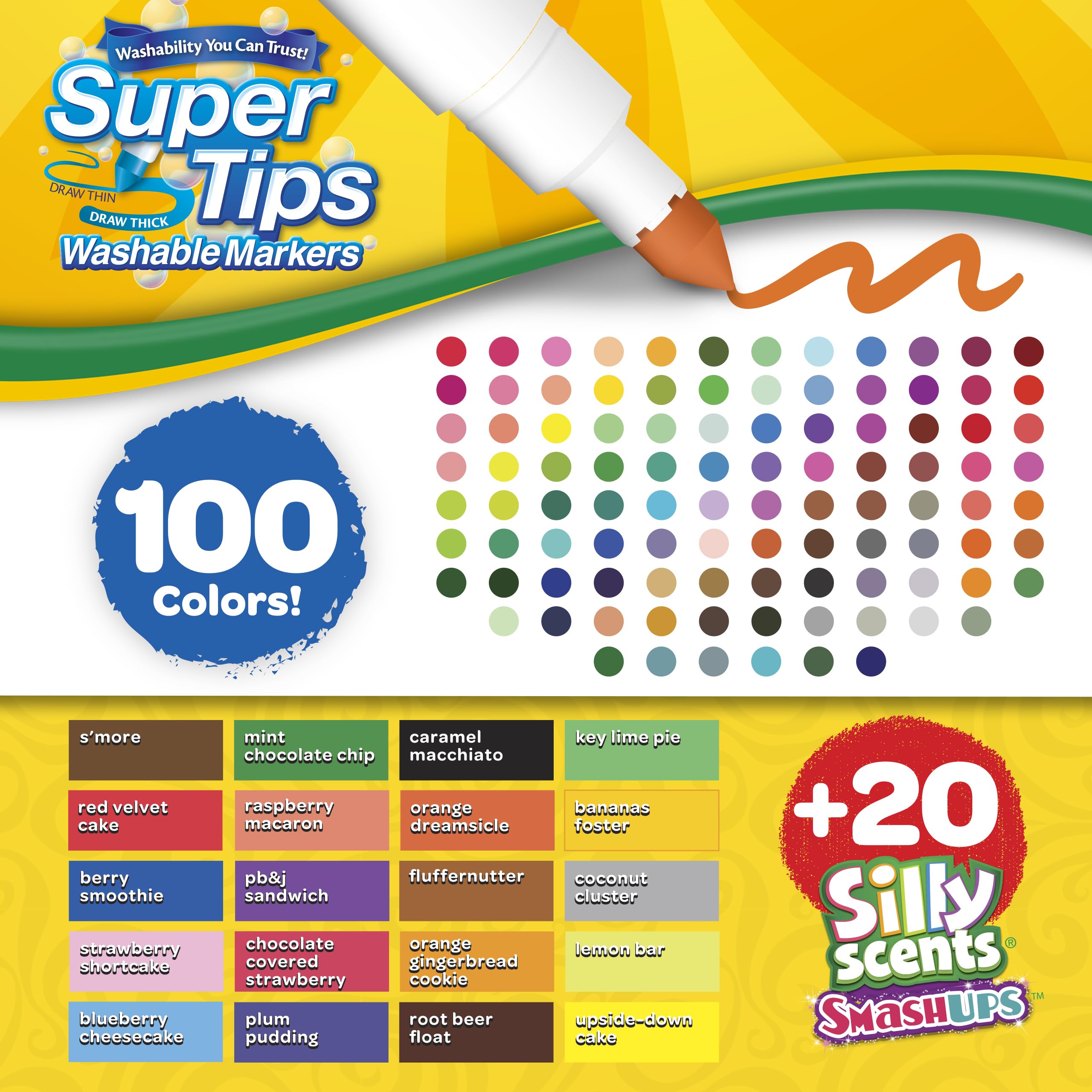 Crayola Classroom Markers ideal for school crafts and activities.
