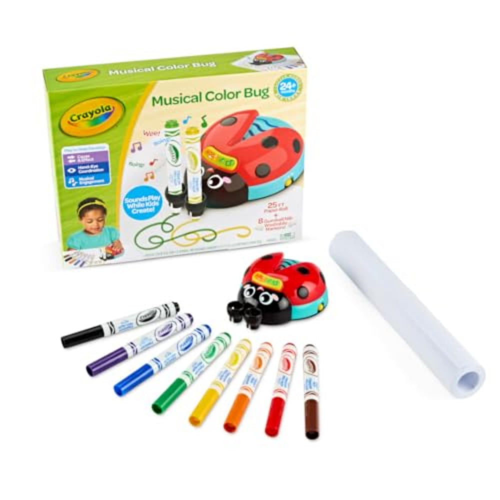 Crayola Color Bug gift-ready pack makes a thoughtful toddler surprise.