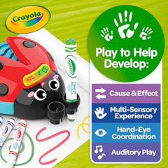 Crayola Color Bug perforated sheets invite large blank canvases for imaginative coloring.