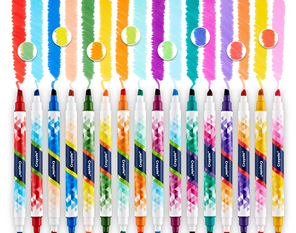 Crayola Color Change Markers pair well with construction paper for crafts.