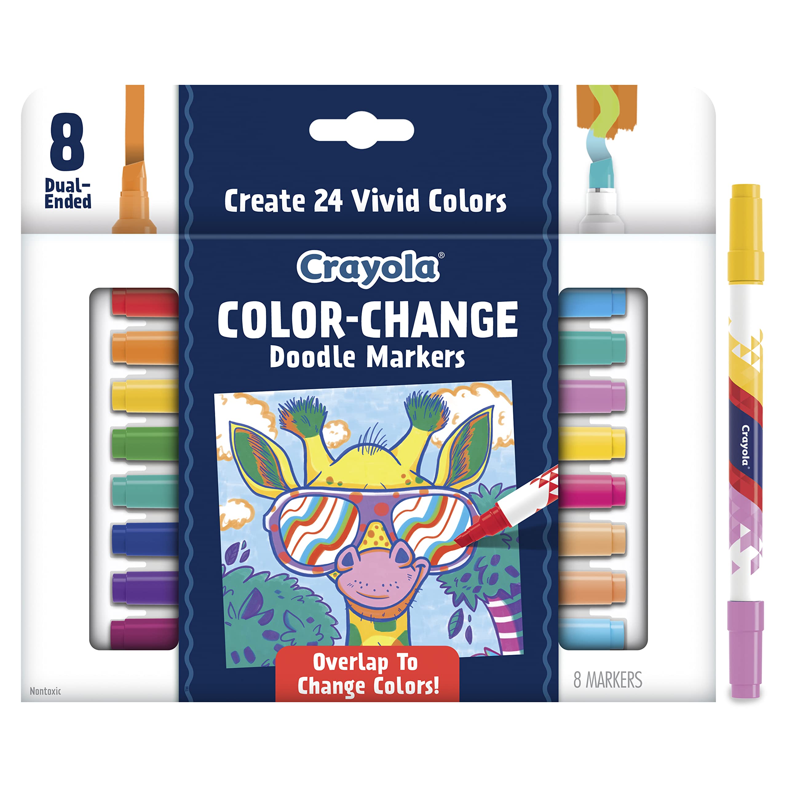 Crayola Color Change Markers make a great teen gift with coloring books.
