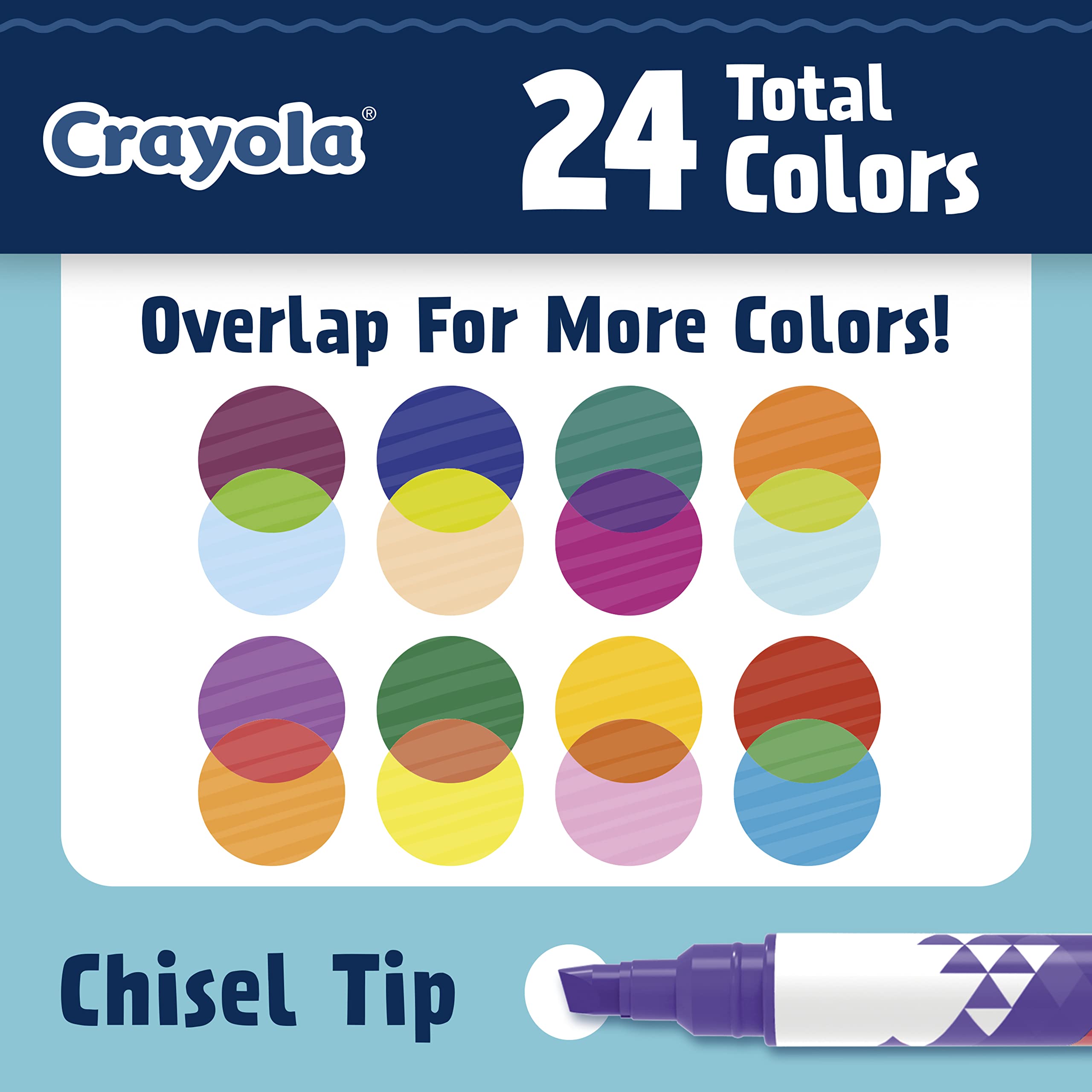 Crayola Color Change Markers are safe and non-toxic for ages 8 and up.