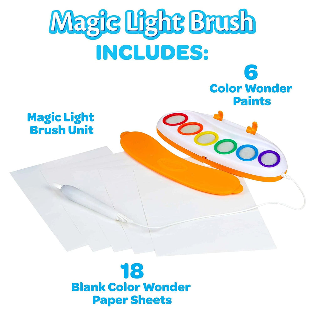 Crayola Color Wonder Brush Clips help keep tools tidy for next masterpiece.