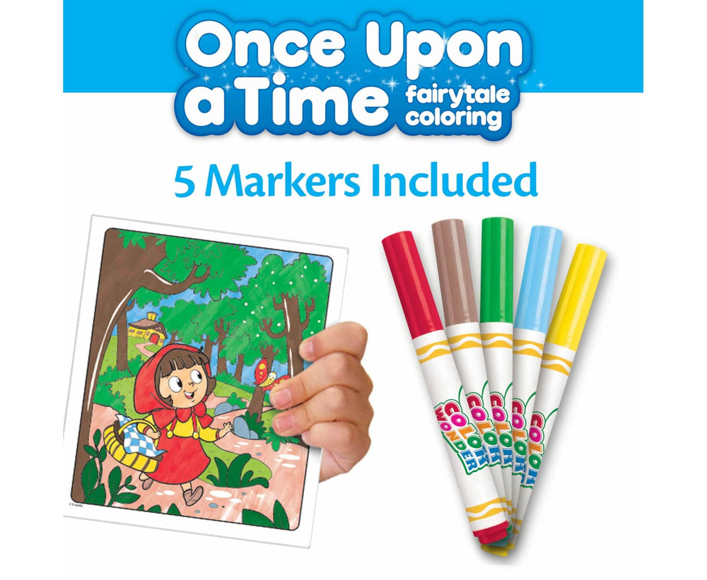 Crayola Color Wonder fairytales page 3, ideal for quiet storytelling coloring sessions.