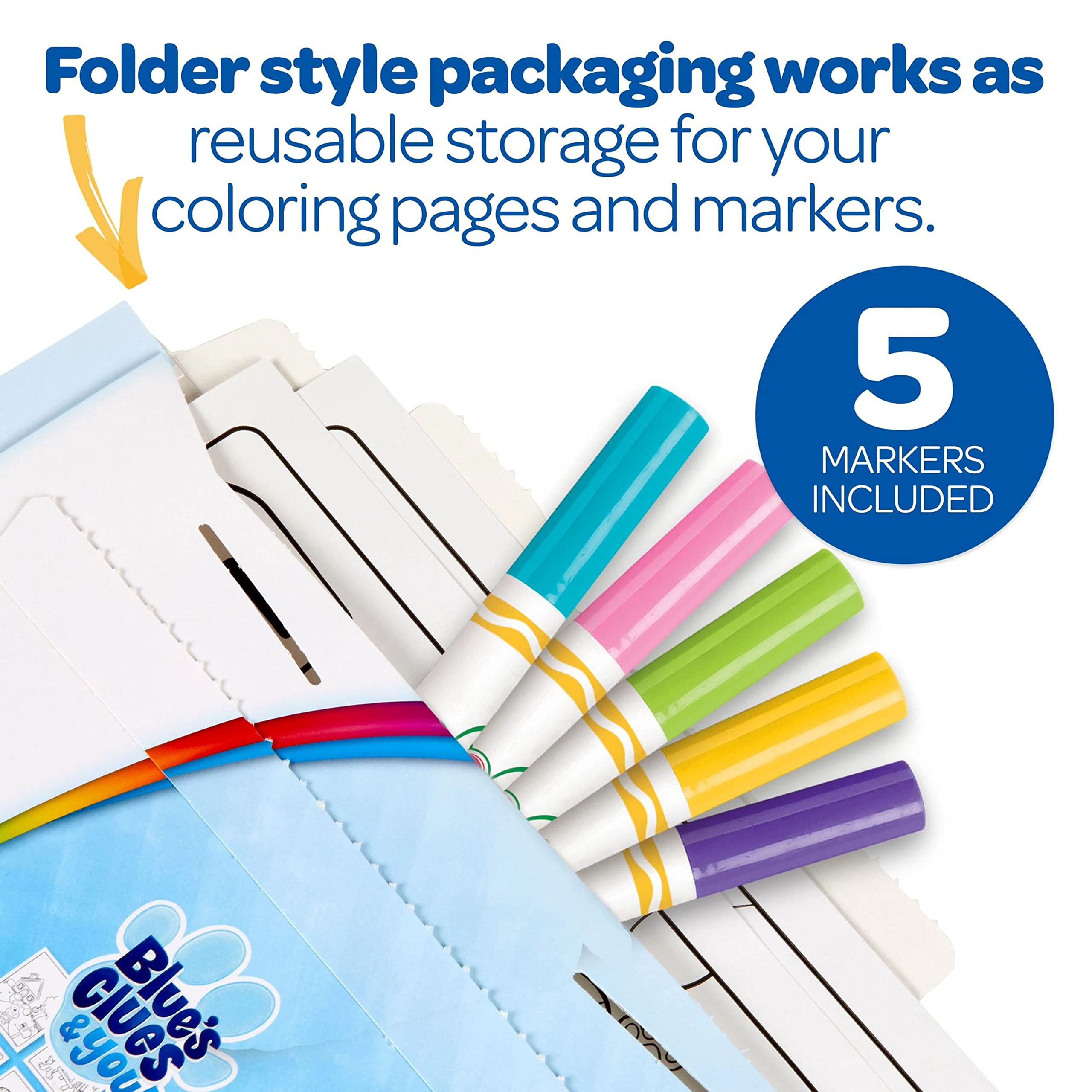 Crayola Color Wonder foldalope packaging serves as storage