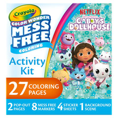 Crayola Color Wonder Gabby’s Dollhouse pages enable mess-free coloring at home
