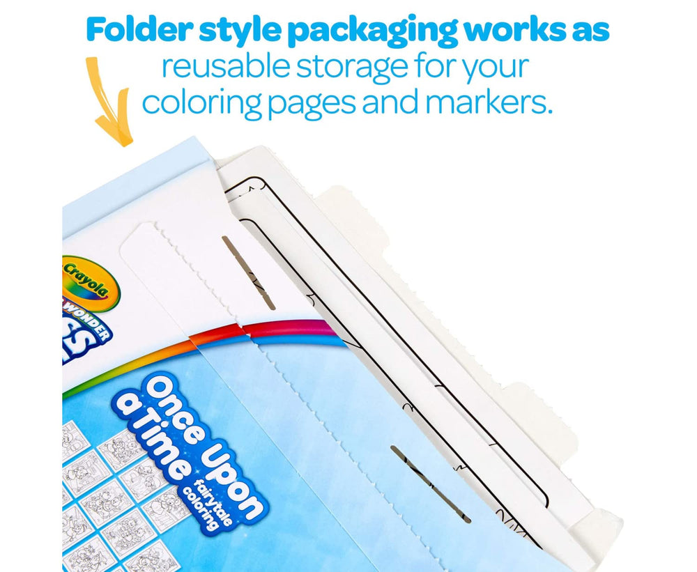 Crayola Color Wonder marker set, compatible with all paints for versatile play.