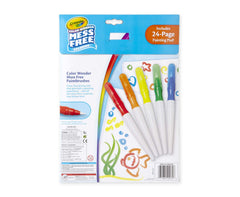 Crayola Color Wonder blue paint pen for broad to fine brushwork