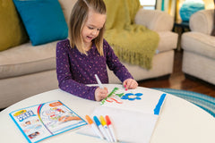 Crayola Color Wonder green paint pen for imaginative coloring on Color Wonder paper