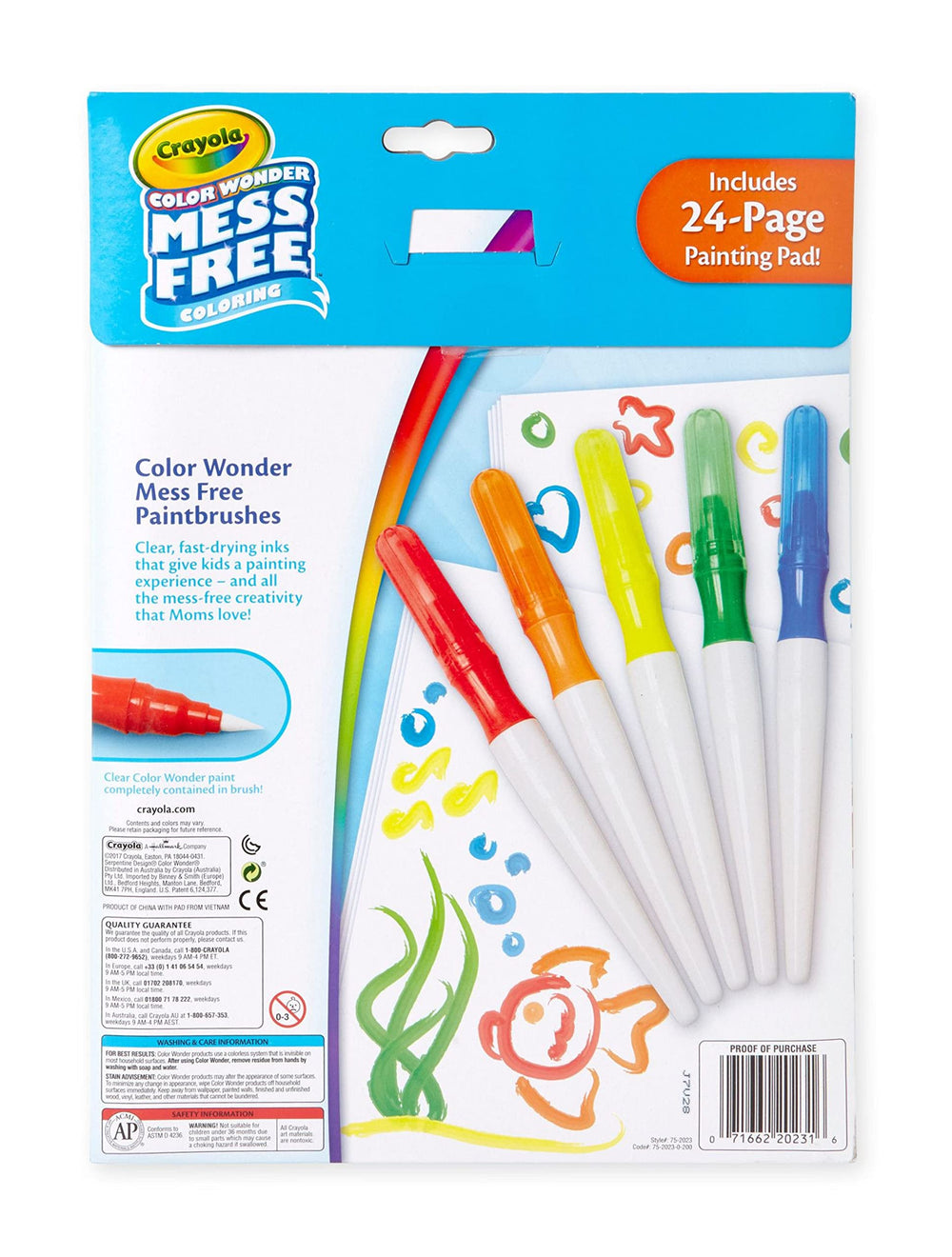 Color Wonder painting paper pages designed for vibrant art on the go