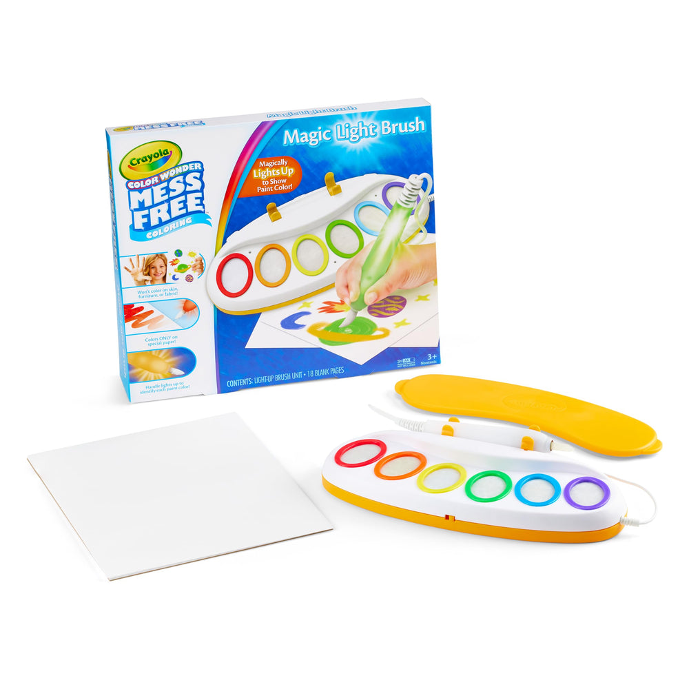 Crayola Color Wonder Paper Sheets showcase painting only on special paper.