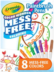 Crayola Color Wonder pens on Color Wonder paper for mess-free artistry