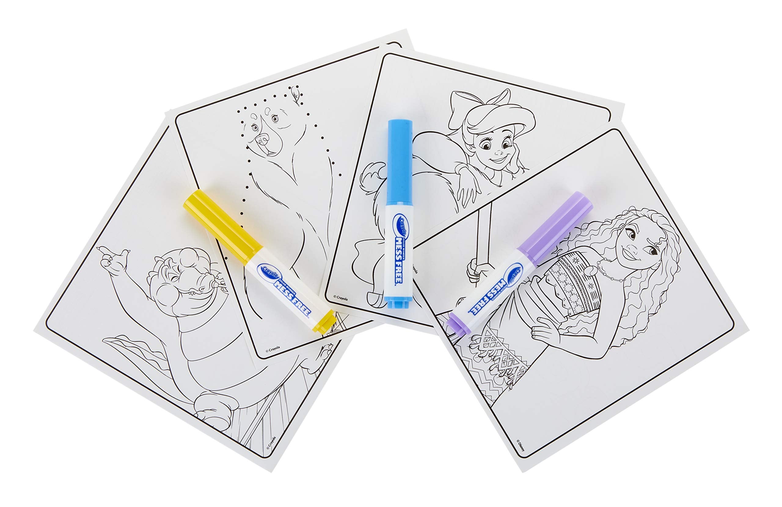 Crayola Color Wonder special paper keeps colors contained and easy cleanup