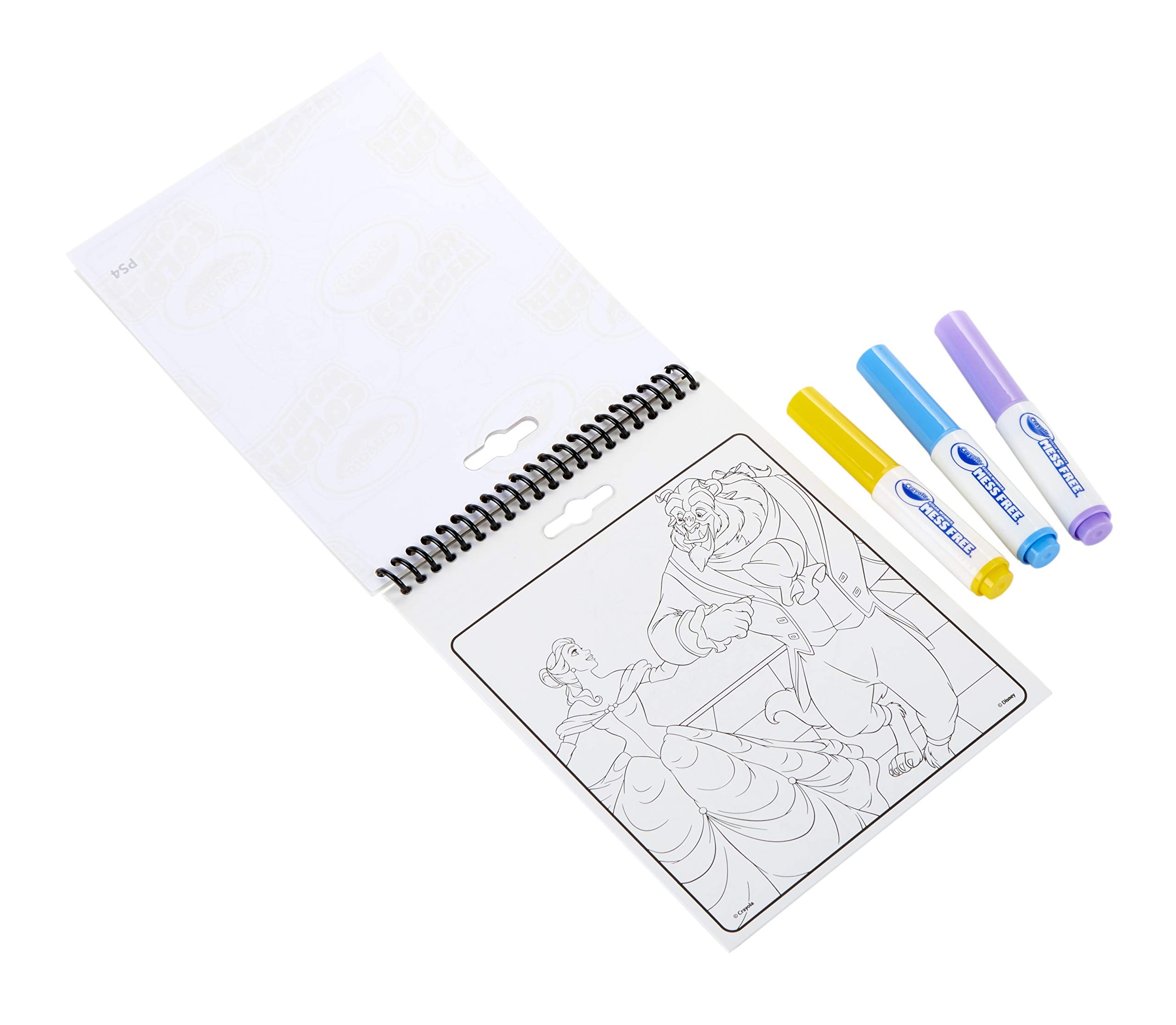 Crayola Color Wonder spiral travel case keeps coloring organized on trips
