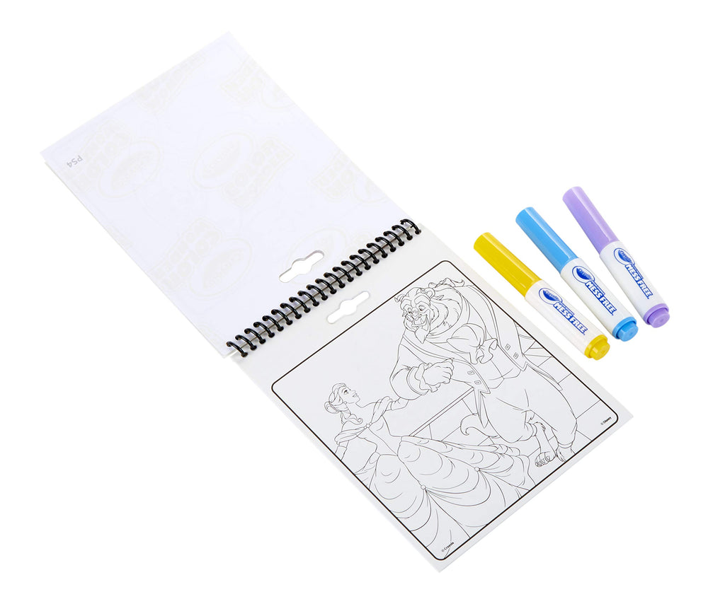 Crayola Color Wonder spiral travel case keeps coloring organized on trips