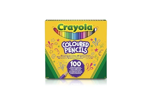 Crayola pencils sharpened tips for precise lines and fine work.