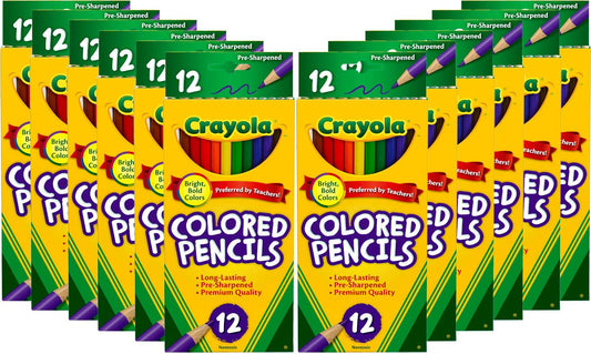 Crayola colored pencils bulk set for classroom art projects and coloring