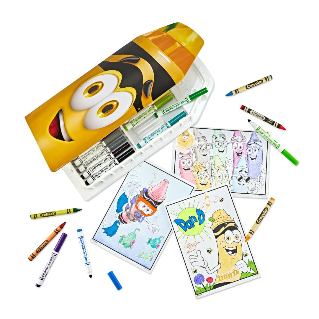 Crayola classic crayons bundle for familiar shades on coloring pages