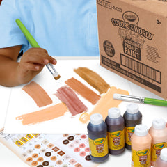 Classroom activity with Crayola Colors of the World promotes inclusive art.