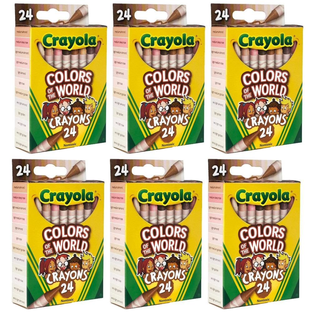 Crayola Colors of the World extra color variety for school crafts.