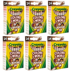 Crayola Colors of the World extra color variety for school crafts.