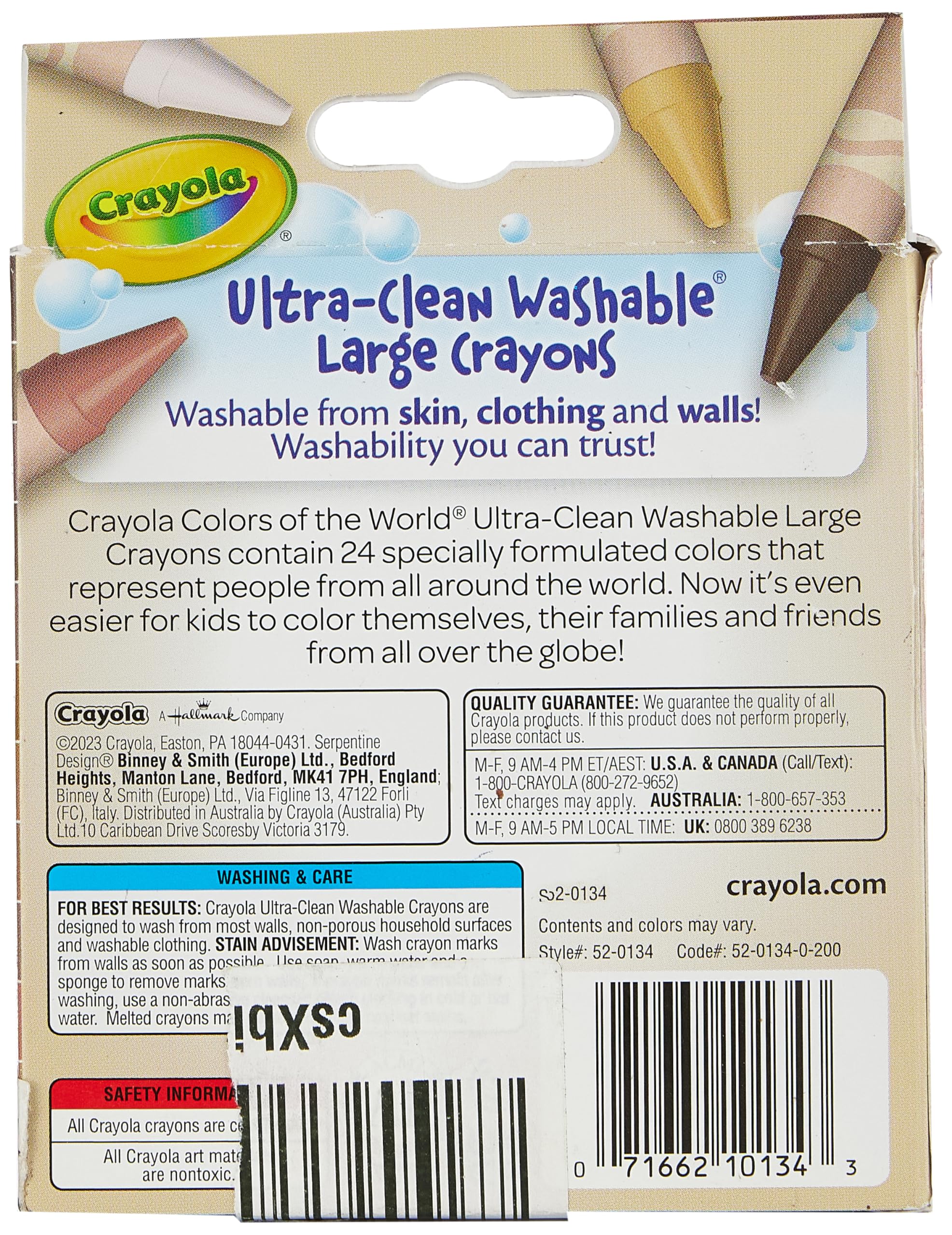 Crayola Colors of the World swatches for inclusive classroom art.