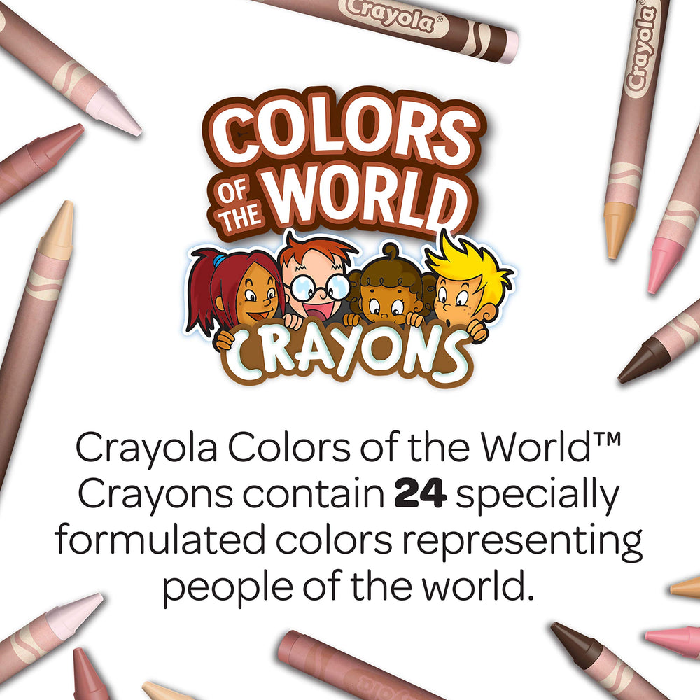 Kids can explore mixing to capture unique skin tones.