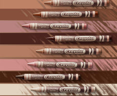 Light Rose shade adds subtle highlights to faces and accents.