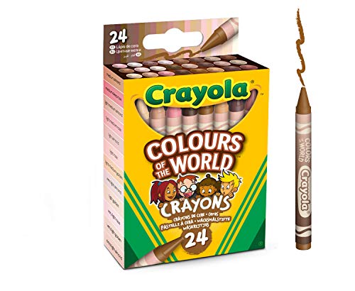 Crayola Colours of the World skin-tone palette supports realistic portraits.
