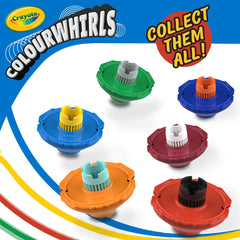 Crayola Colourwhirls marker holder secures markers during spins.