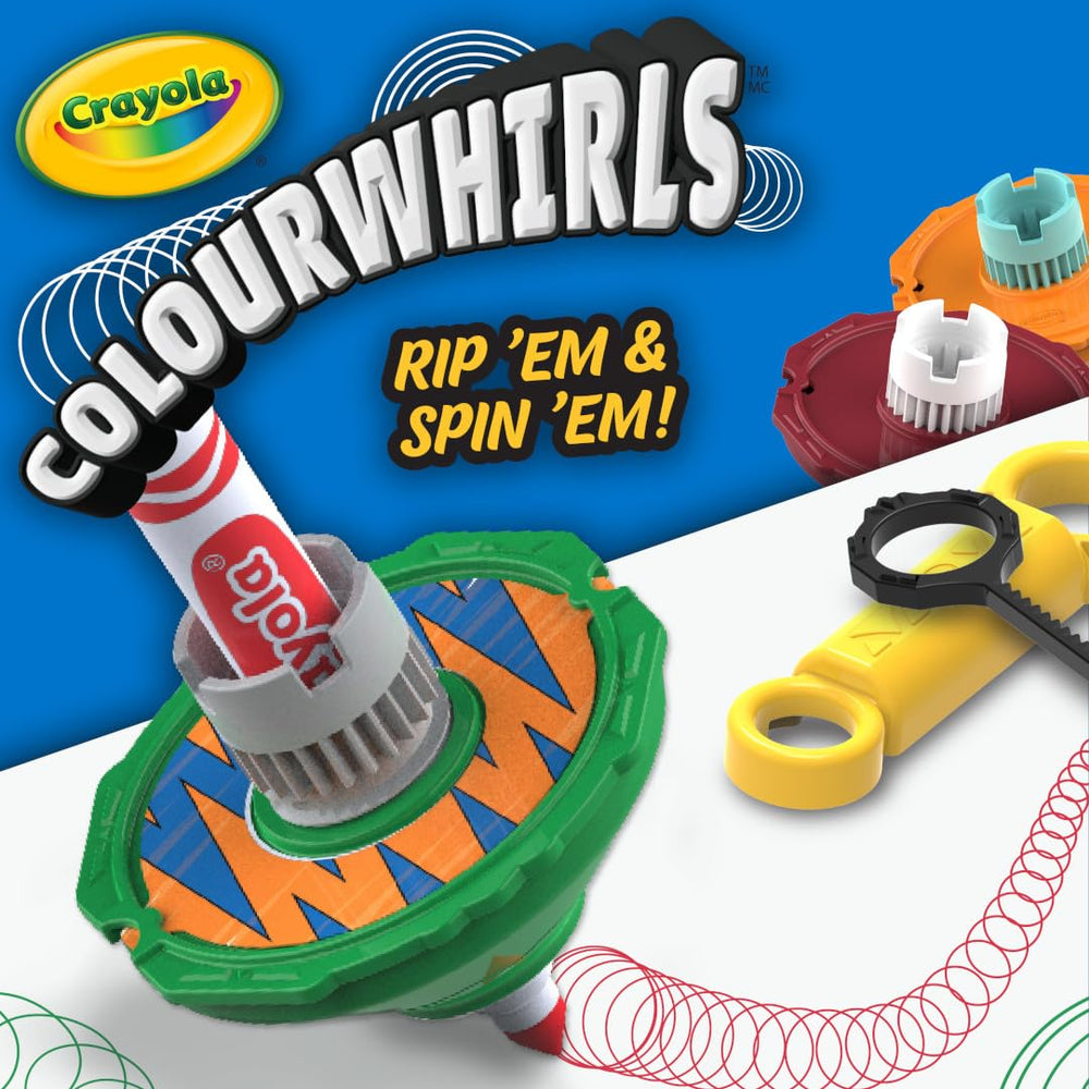 Crayola Colourwhirls re-colorable disc adds customization options.