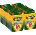 Crayola 16-pack crayons deliver vibrant colors for kids' coloring and school crafts.