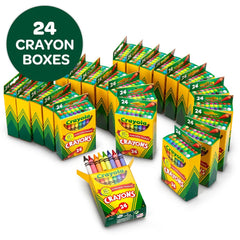 Crayola kids art supplies with presharpened tips for quick starts.