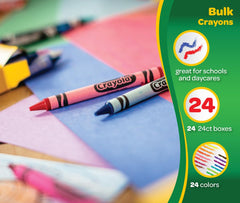 Crayola double-wrapped crayons deliver extra durability during busy activities.
