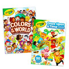 Crayola create-a-face stickers spark imaginative storytelling during coloring sessions