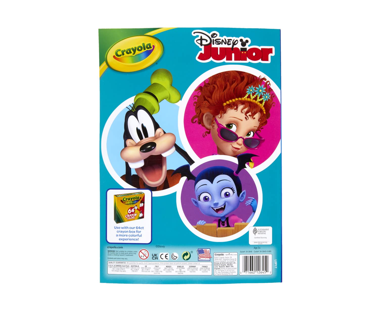 Crayola Disney Jr. gift idea for birthdays and holidays, ideal for young fans.