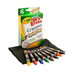 Crayola dry-erase crayons 24-count ready for classrooms or home use.