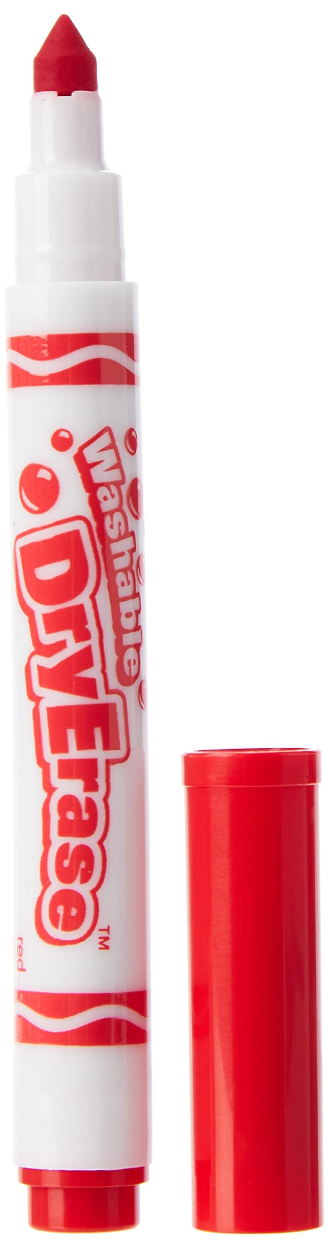 Crayola Dry Erase Marker washable ink for easy cleanup after activities
