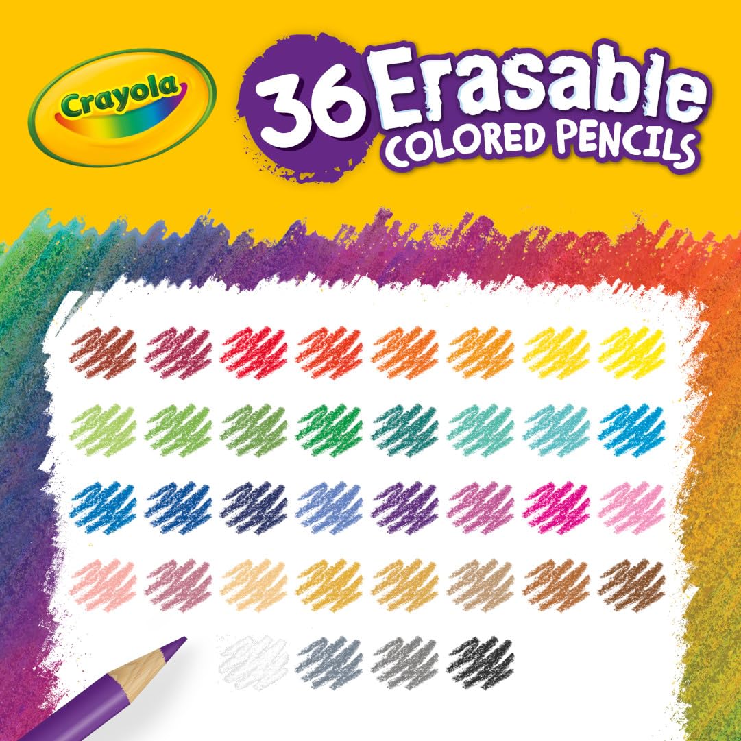 Erasable leads let kids correct mistakes quickly during doodling.