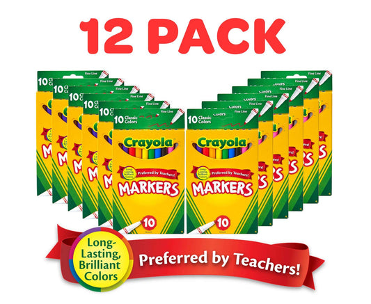 Close-up of Crayola fine line tip for precise outlines