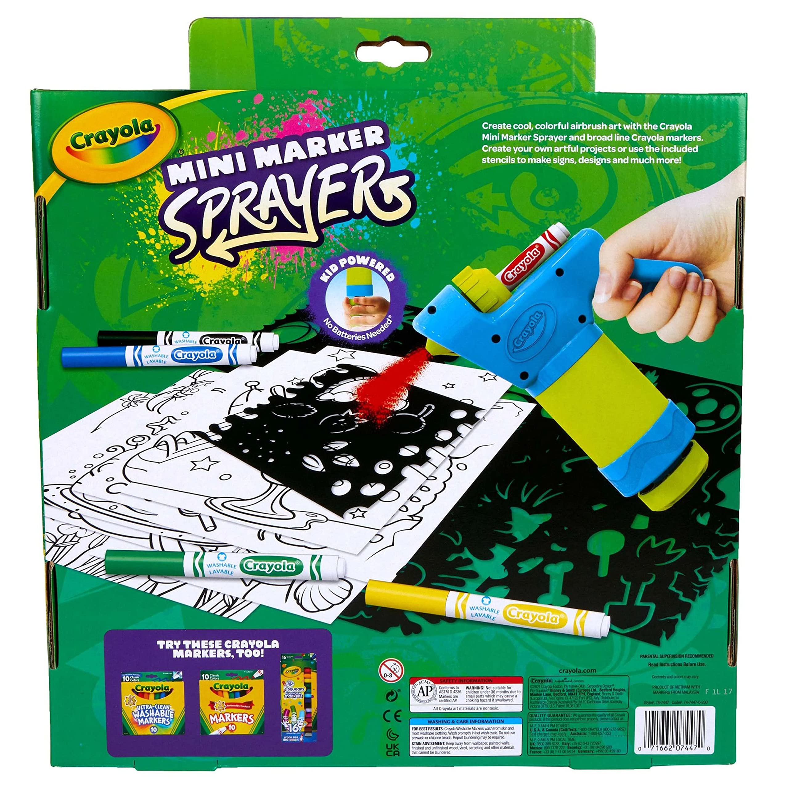 Crayola gift for kids seven plus shown as an engaging, mess-friendly art activity