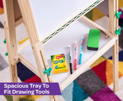 Crayola gift-ready easel makes a thoughtful present for young artists.