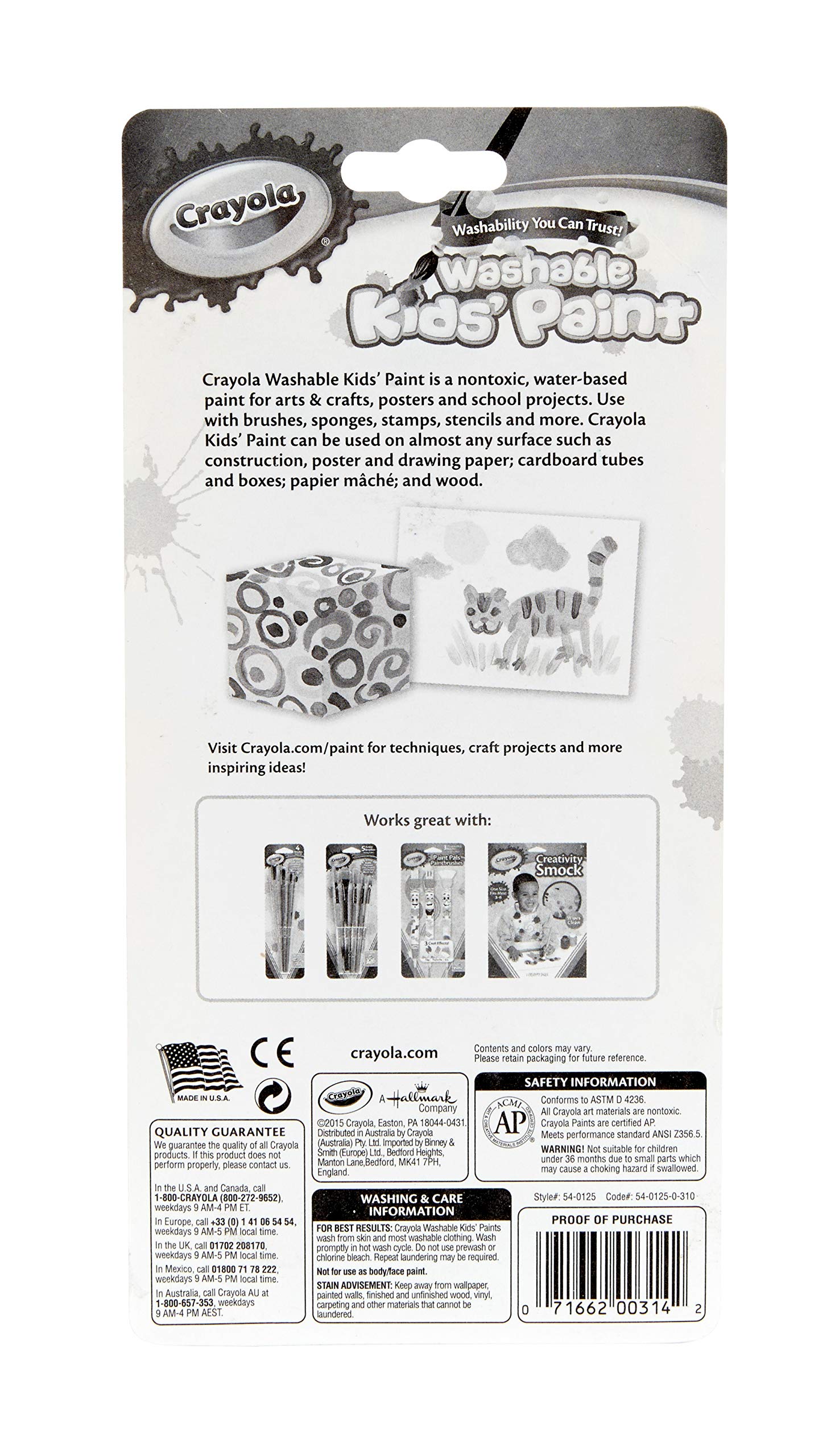 Gift-ready Crayola paint set for birthdays and art time.