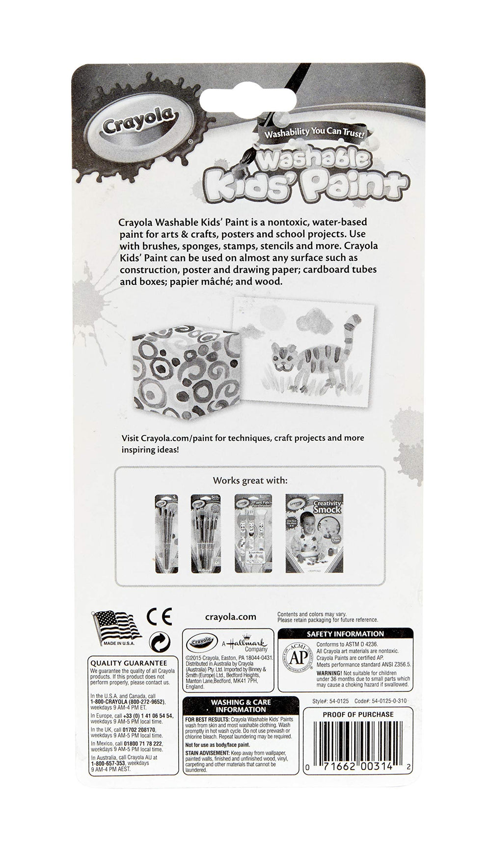 Gift-ready Crayola paint set for birthdays and art time.