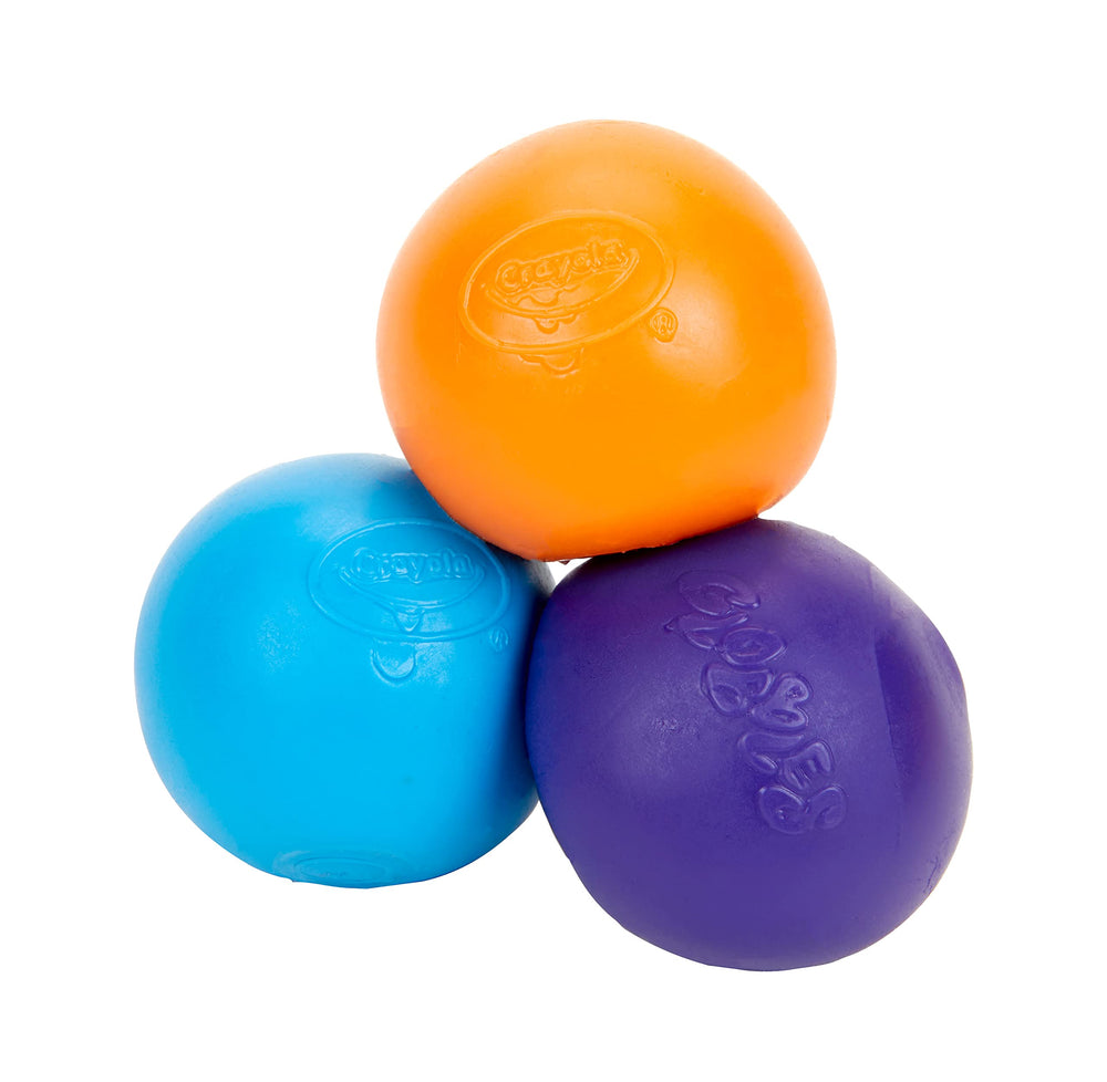 Crayola Globbles enable stacking, squeezing, and slinging during break time