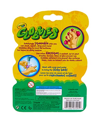 Crayola Globbles 3 in a Package bright sticky fun for desk fidgeting