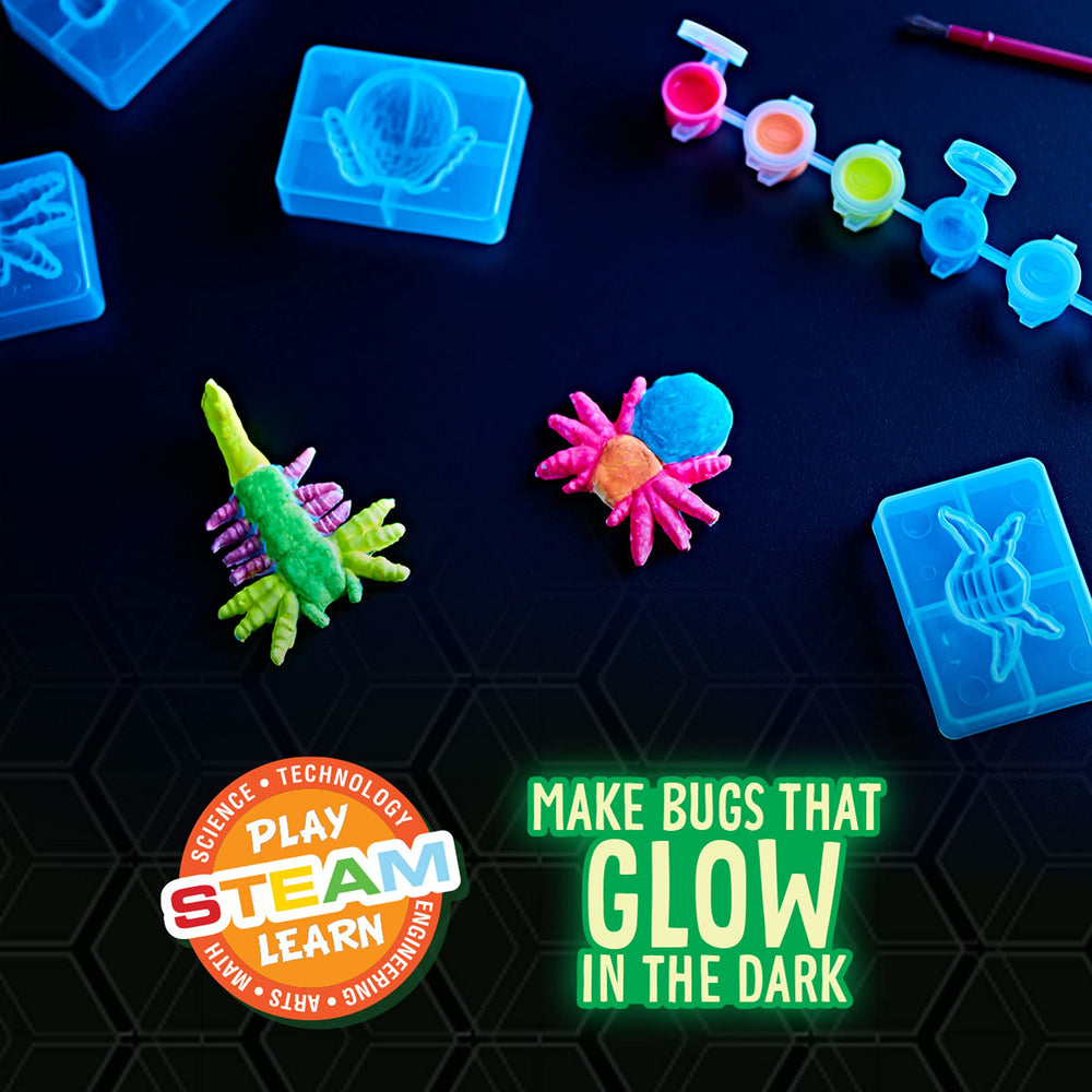 Crayola Glow in the Dark Critter Creator bug molds spark imaginative insect designs.