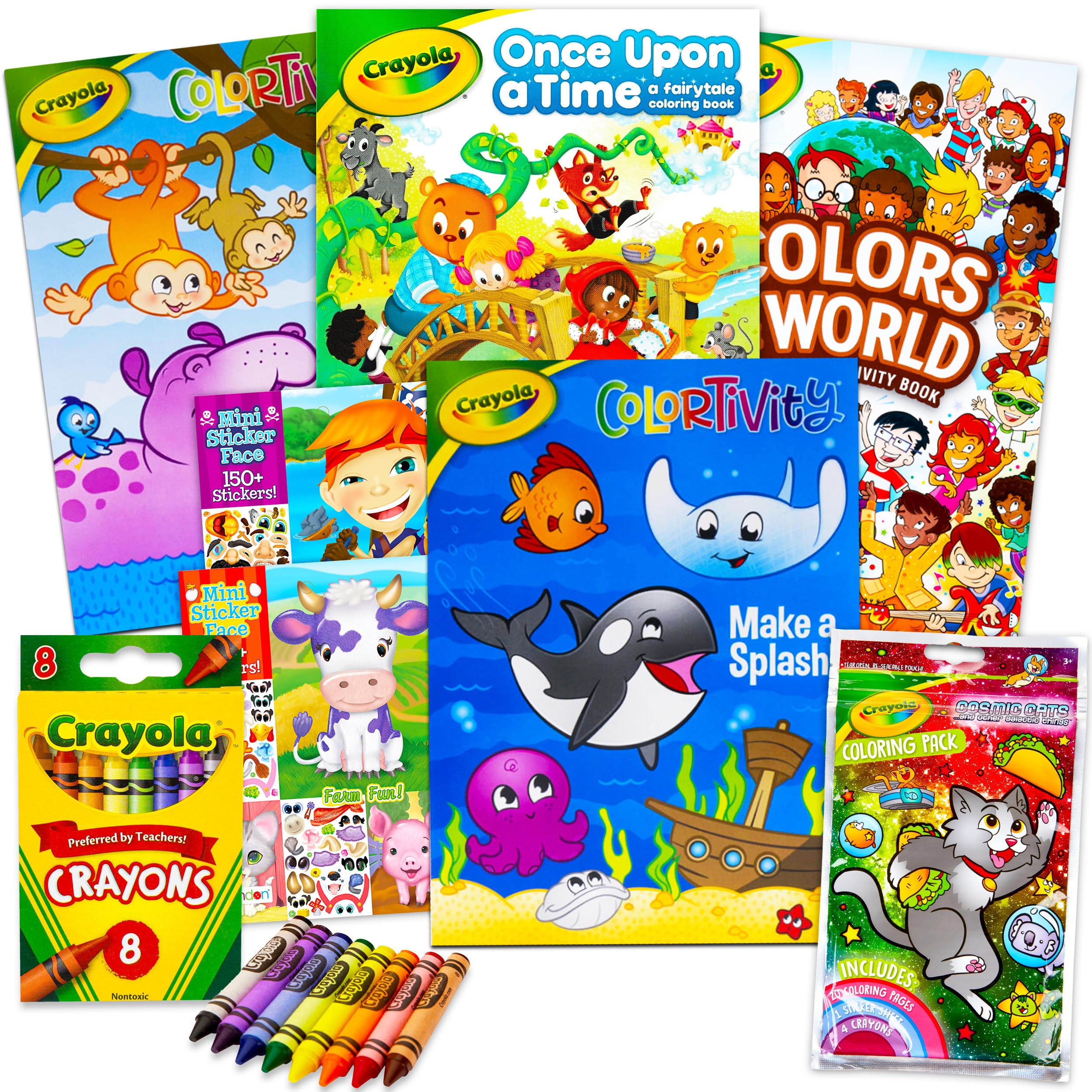 Crayola learning set animal coloring books ignite creative play for kids