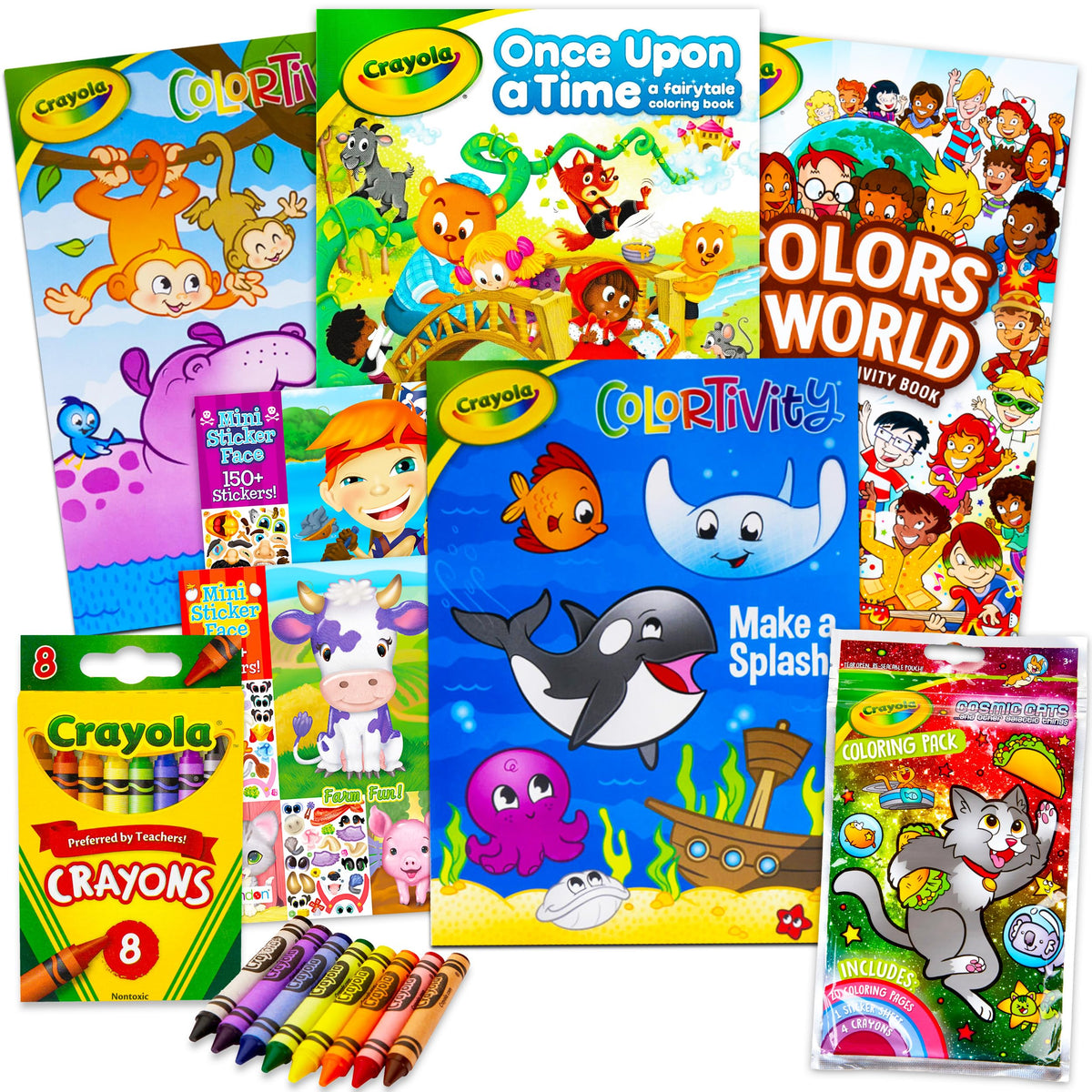 Crayola learning set animal coloring books ignite creative play for kids
